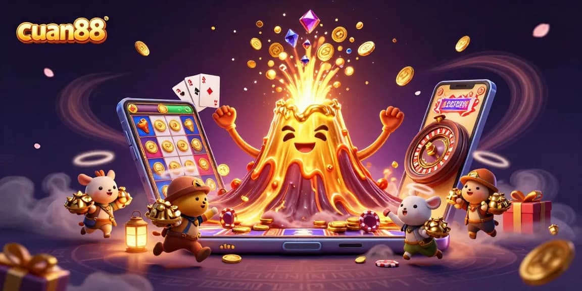 Menangkan hadiah di cuan88 dengan permainan slot yang mengasyikkan dan lava emas yang mengalir.