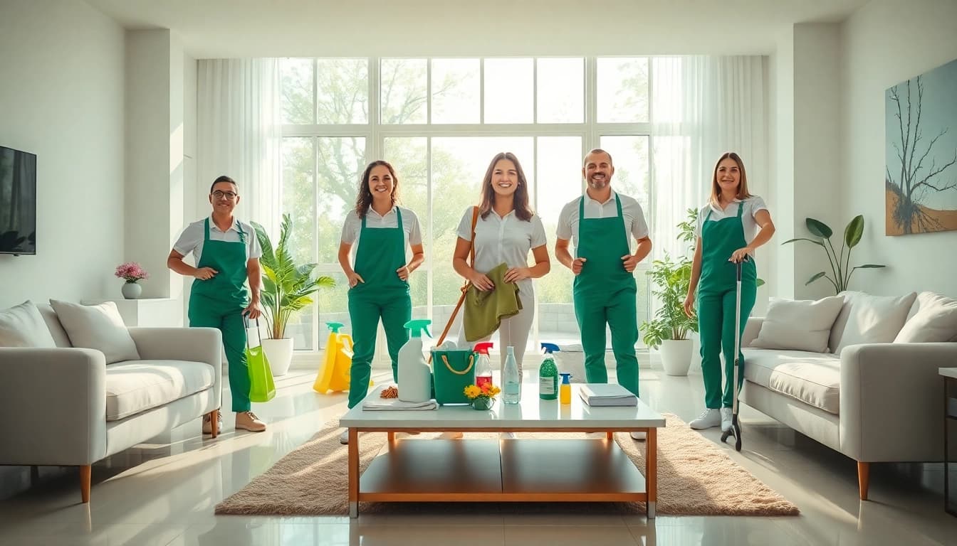Cleaning services calgary team delivering professional cleaning in a bright home environment.
