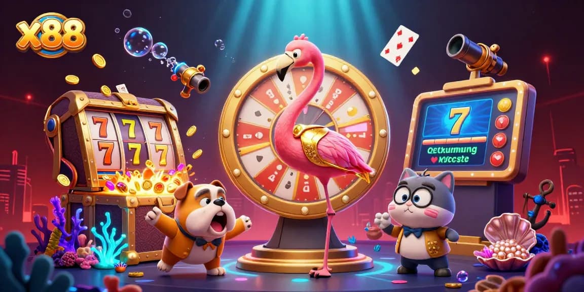 x88 engages players with spins and chances at winning big at a vibrant online casino.