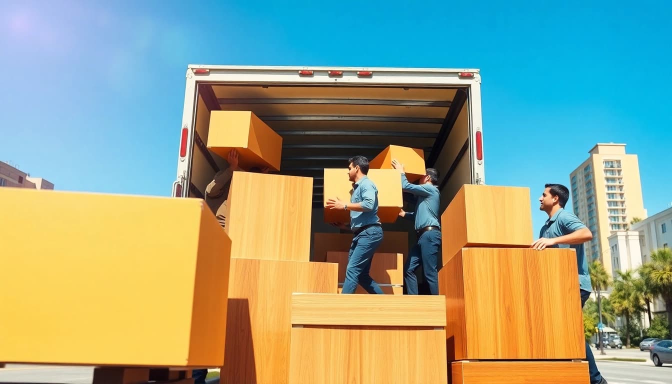 Lifting and loading furniture for an efficient lift and load moving experience.
