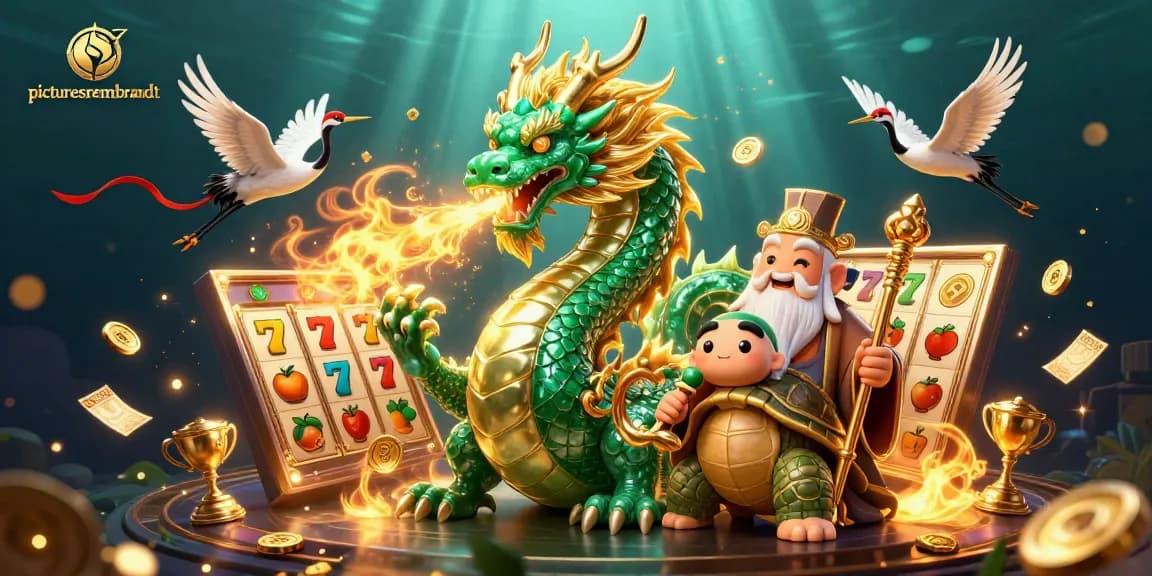 Gali pengalaman seru bermain slot di picturesrembrandt dengan robot naga dan simbol keberuntungan.