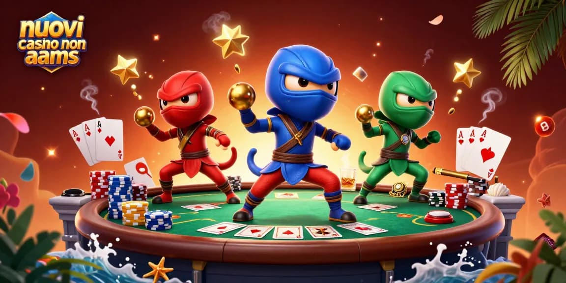 Unisciti al divertimento nei nuovi casino non AAMS con personaggi vivaci ed elementi di gioco dinamici.