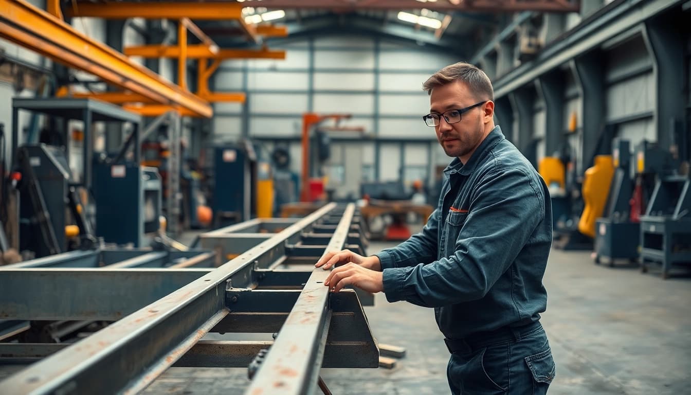 Find top steel fabricators near me in a professional workshop setting with skilled artisans.