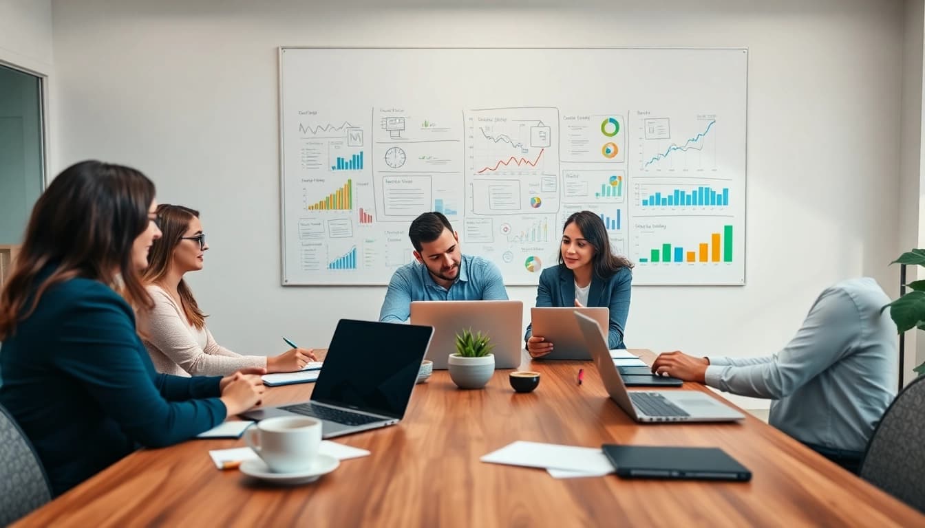 Boost your marketing strategy with insights from https://rr88rd.com/ showcasing a collaborative team meeting.