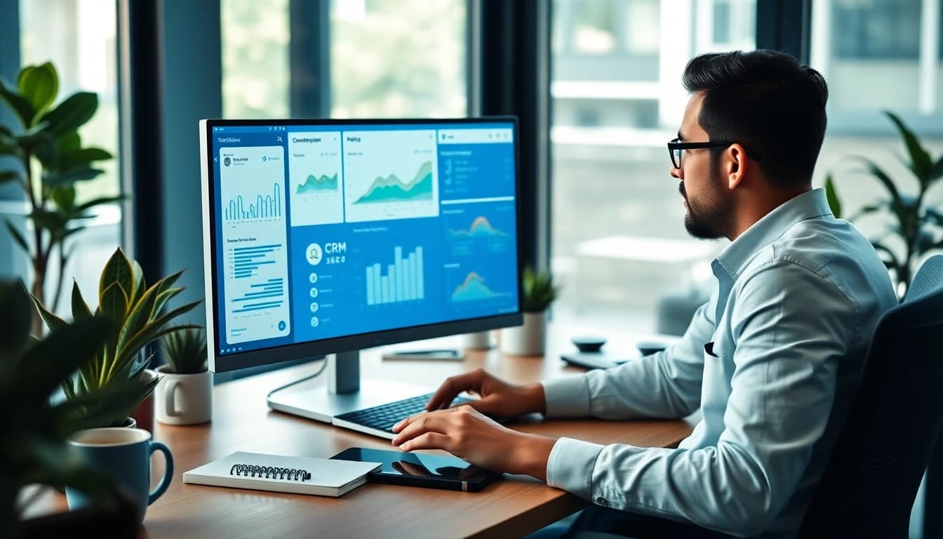 Understanding What is a CRM for WhatsApp through a digital marketer's workspace analysis.