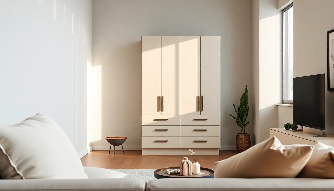 Transform your space with a stylish, functional storage cabinet enhancing organization and decor.