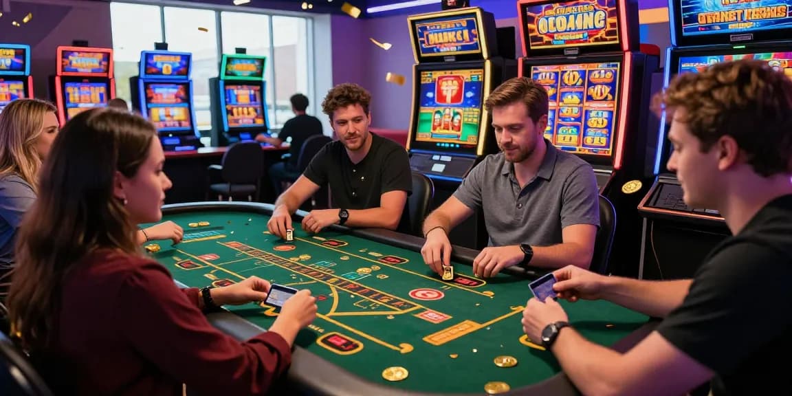 Credit card casino players at https://thegbhouse.co.uk/ enjoying thrilling games with vibrant atmospheres and quick deposits.