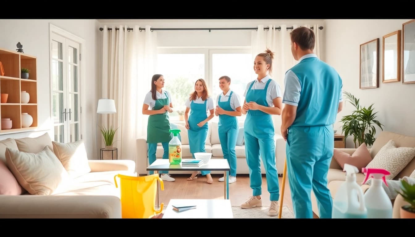 Explore cleaning services near me with professional cleaners enhancing home comfort.