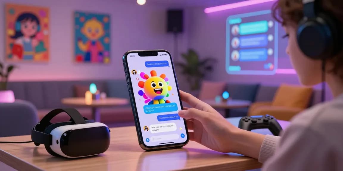 Engaging user experience with ai nsfw chat in a modern digital lounge setting.