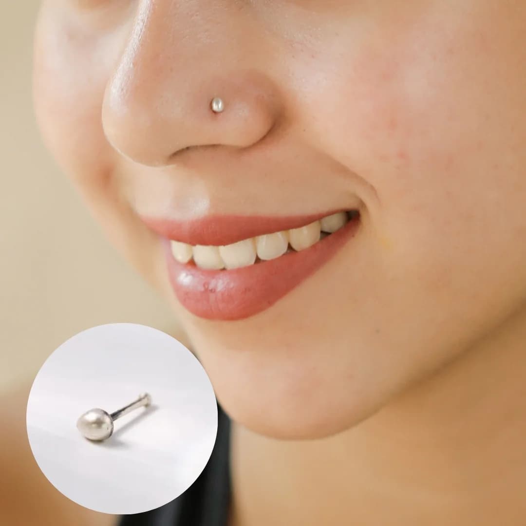 Buy Stylish Nose Pin in Gold & Silver
