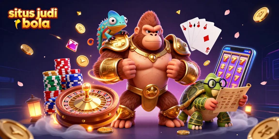Experience situs judi bola excitement with powerful characters and casino elements in action.