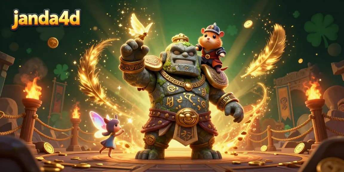 Permainan menarik di janda4d dengan golem kuno bersinar dan peri menawan yang menggoda pemain.