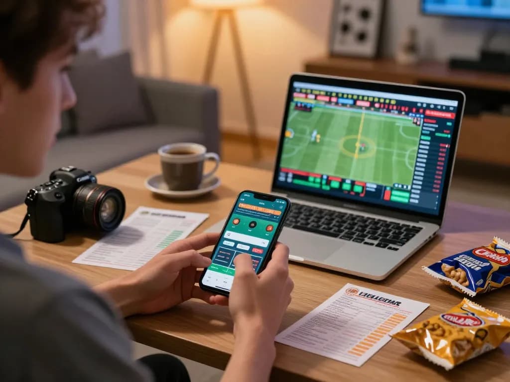 Experience the excitement of alexis77 online sports betting with a user placing bets on a mobile app.