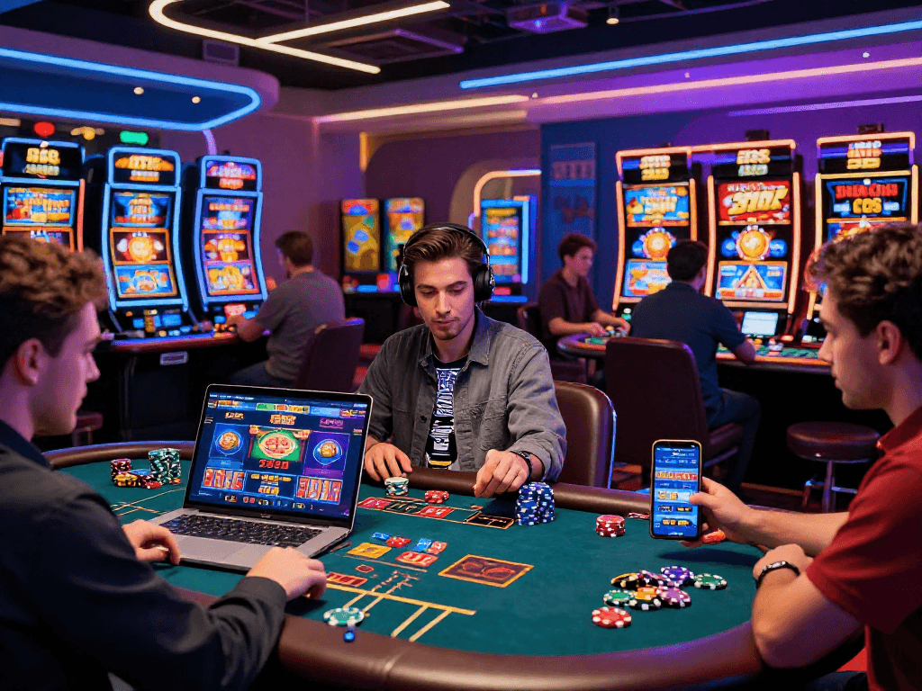 Experience the thrill of the best EU online casinos with vibrant gameplay and bonuses in a modern online setting.