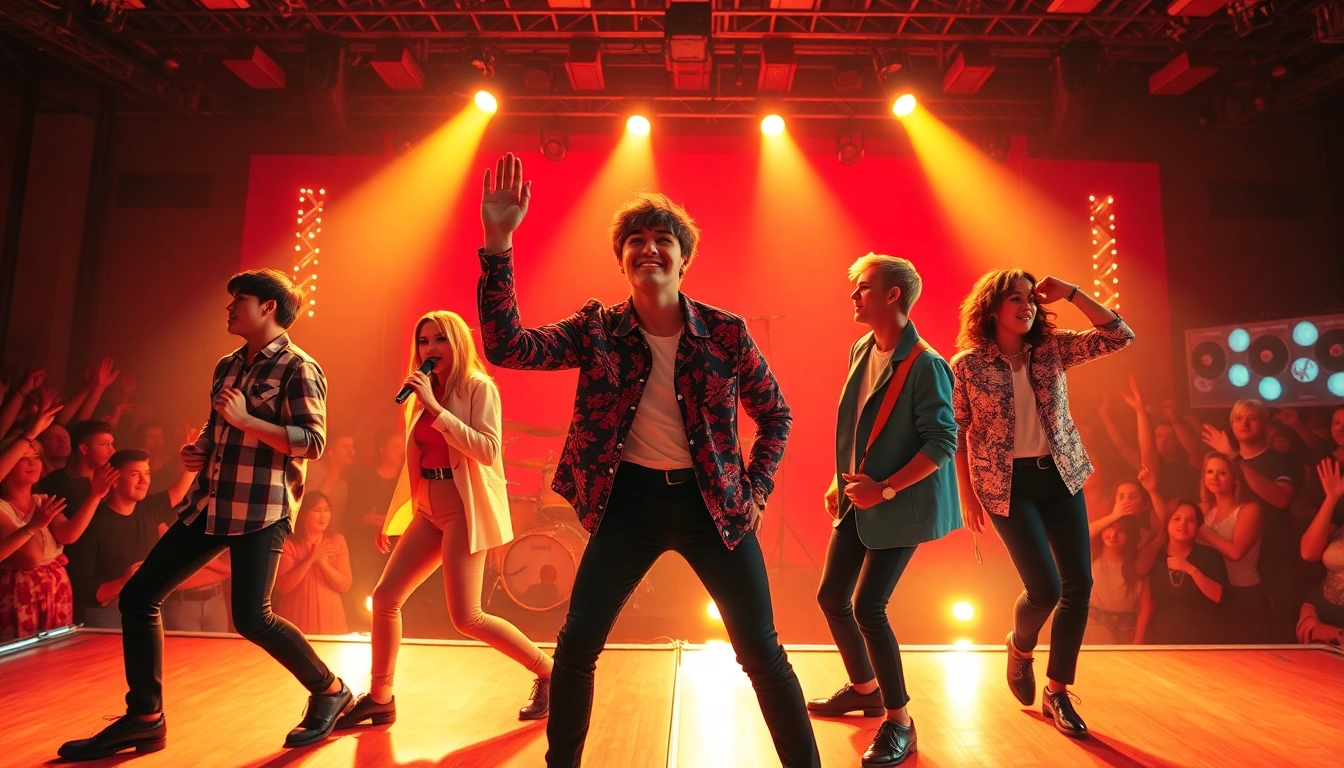 Capture BTS news highlights showcasing band members performing energetically on stage with a vibrant crowd.