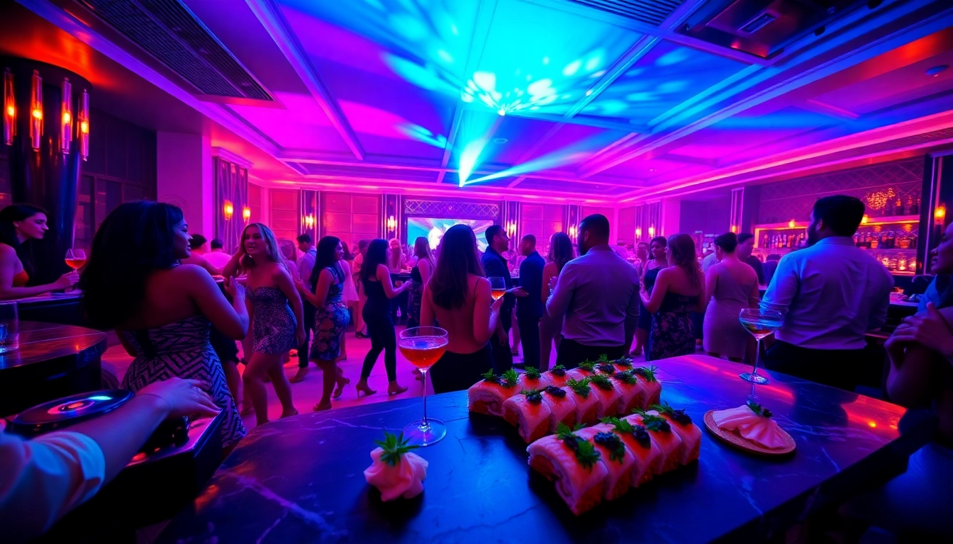 Experience the vibrant nightlife at Club sxm, featuring beautiful entertainers and premium cocktails.