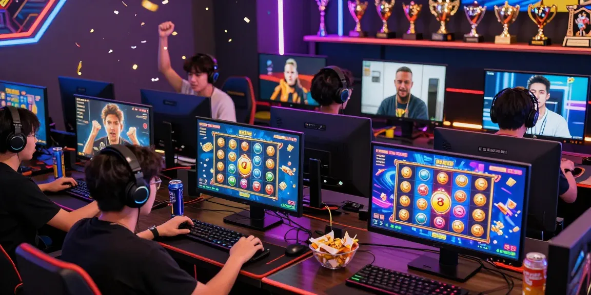 Players enjoying slot88 games in an energetic online gaming environment.
