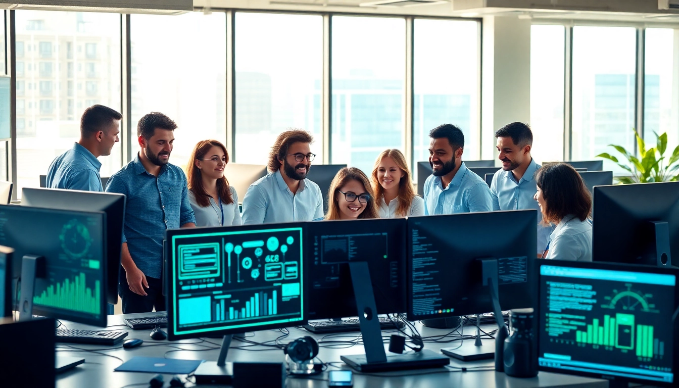 Managed IT Services Tampa team collaborating in a modern office environment