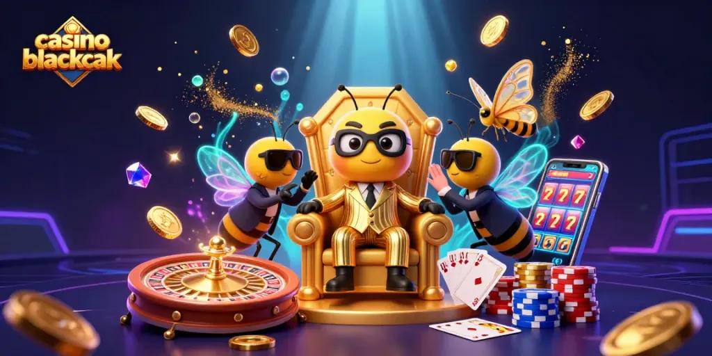 Juega casino blackjack en un entorno dinámico lleno de oro y emoción.