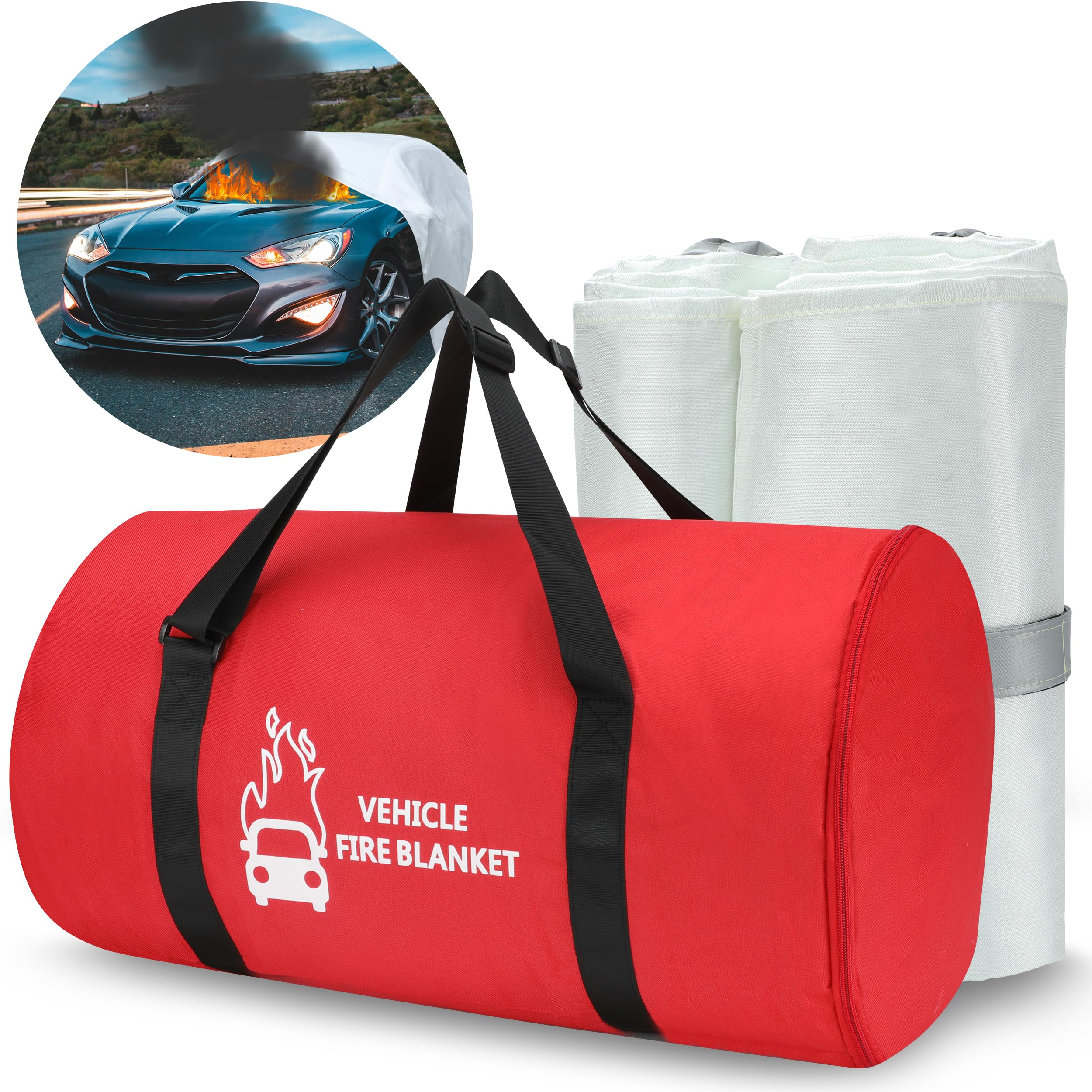 Custom Silicone Fire Blanket for Industrial &amp; Transportation Use