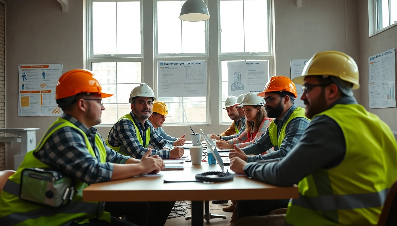 Attend construction safety classes with dedicated professionals learning essential safety protocols.