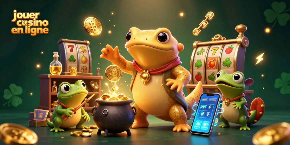 Jouer au casino en ligne avec un alchimiste et ses assistants créant des pièces d'or et des jackpots.