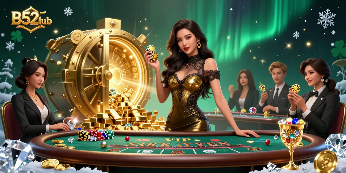 B52club delivers an exhilarating VIP baccarat experience with stunning visuals from a glamorous casino.
