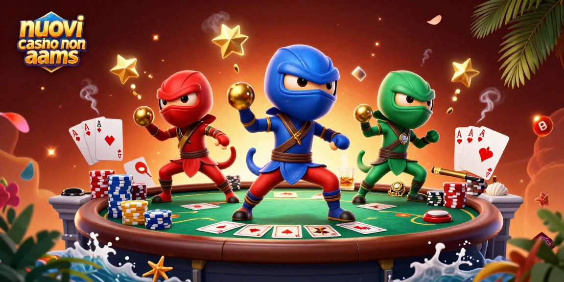 Unisciti al divertimento nei nuovi casino non AAMS con personaggi vivaci ed elementi di gioco dinamici.