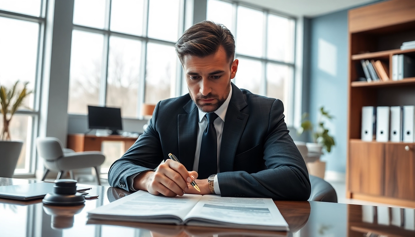 Consult a trusted Manassas Personal Injury Lawyer in a professional office setup.