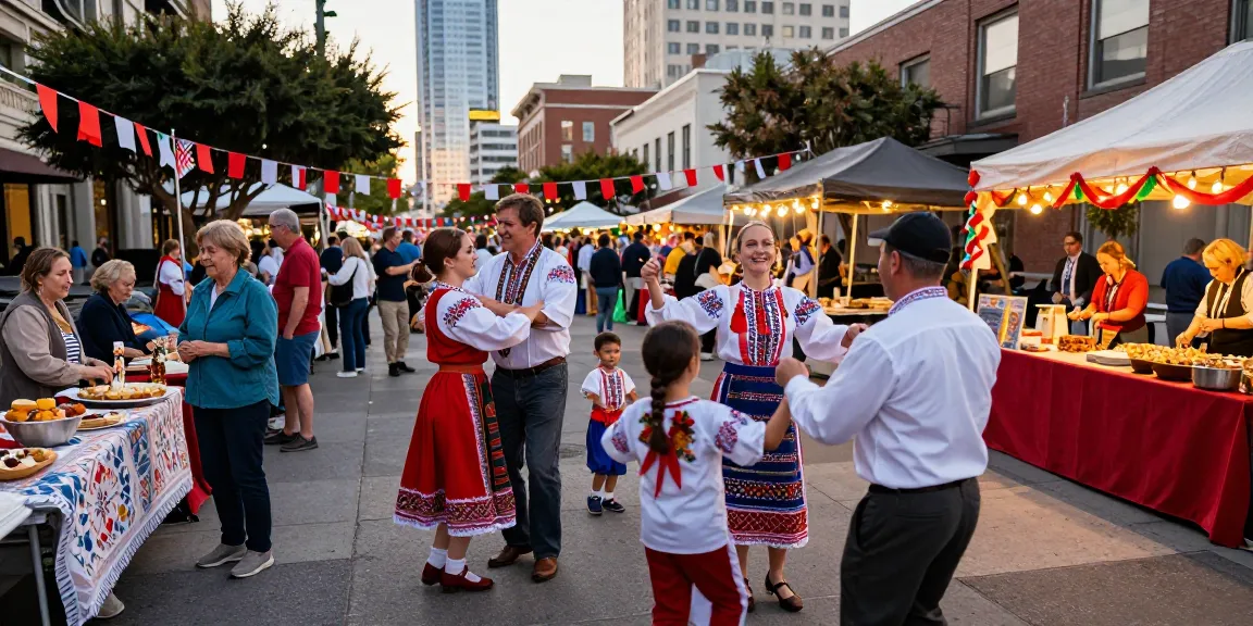 Community celebration of Polish culture at https://www.sfpol.com/ in San Francisco, showcasing traditional activities and cuisine.