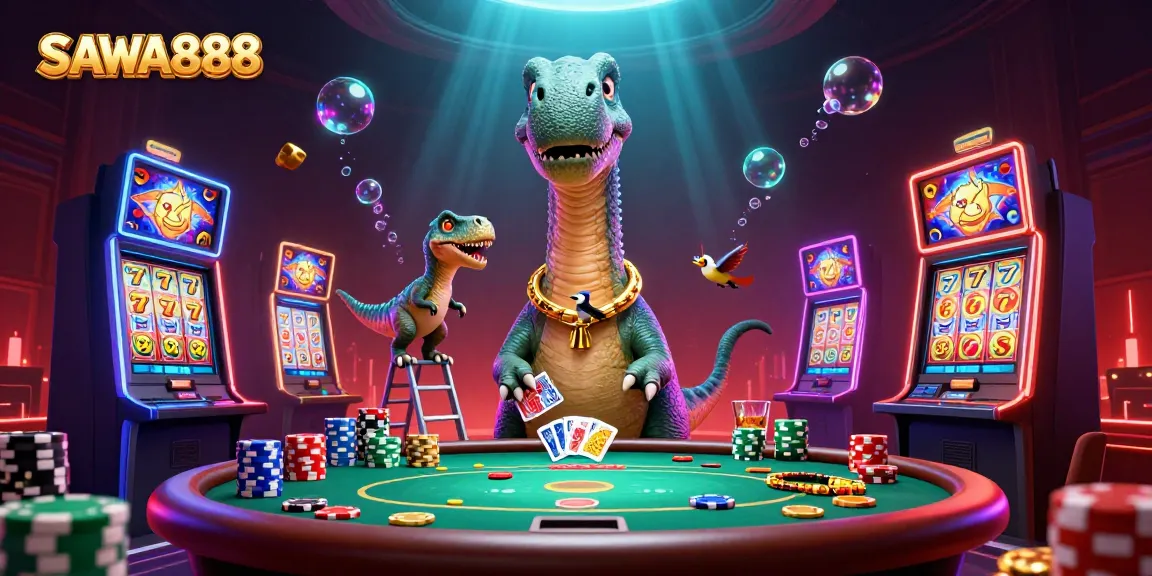 SAWA888 enhances your gaming experience with friendly characters and rich slot action, creating an engaging atmosphere.