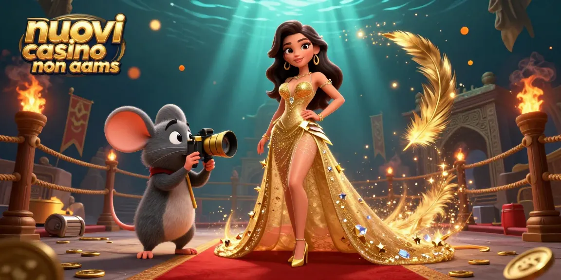 Vivi l'emozione dei nuovi casino non aams con vivaci illustrazioni 3D che mostrano elementi di gioco dinamici.