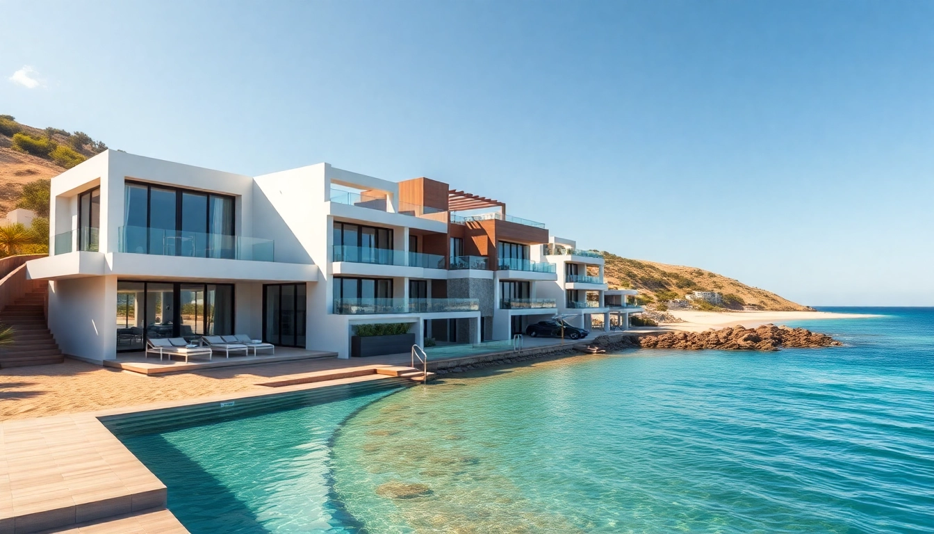 Showcasing real estate alanya with stunning beachfront properties against beautiful landscapes.