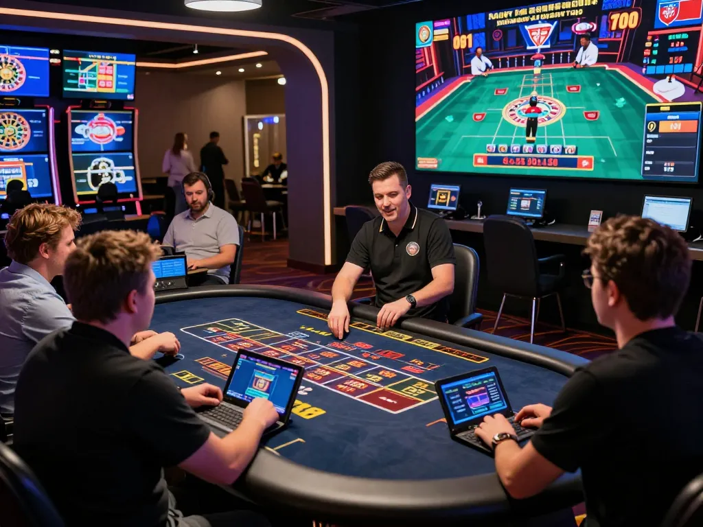 Kubet players engaging in a live dealer game, experiencing interactive gaming dynamics.