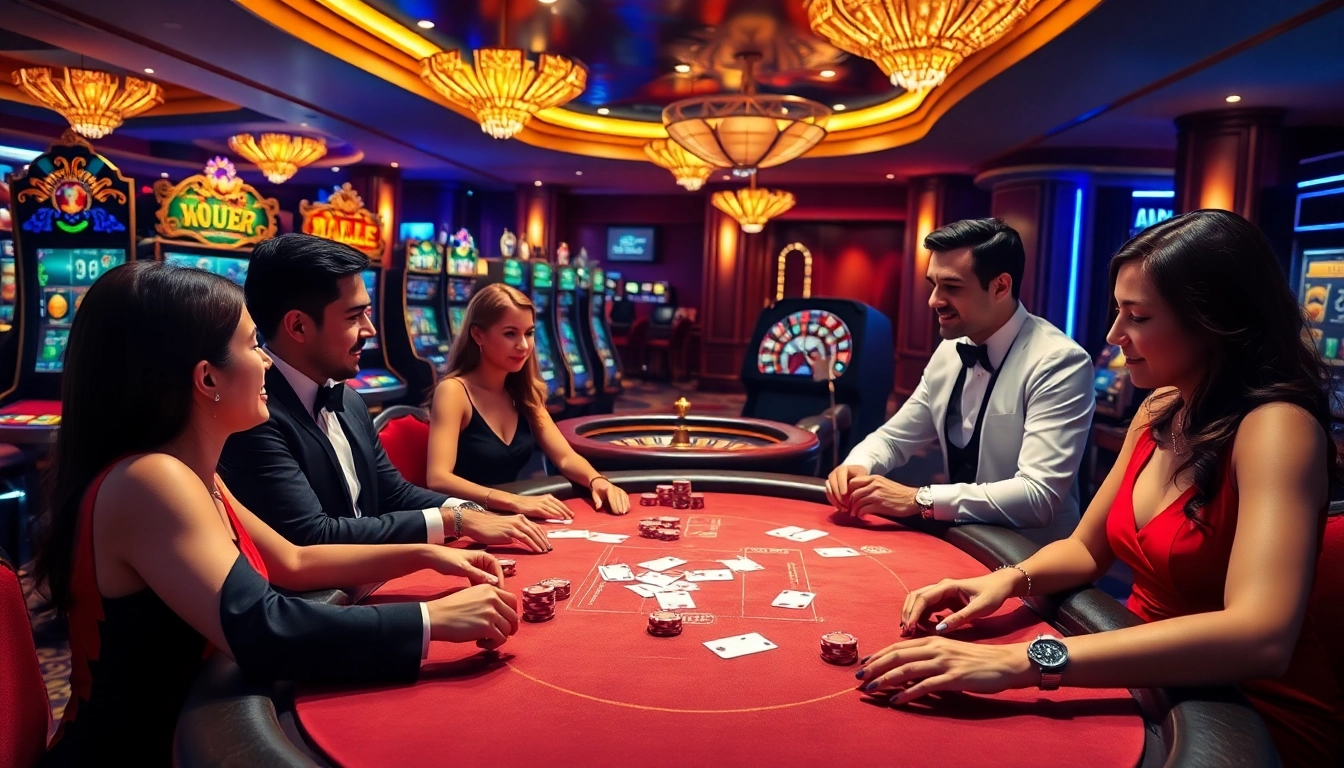Engage with high-stakes action at https://shbet.law/ with players strategizing at a poker table.