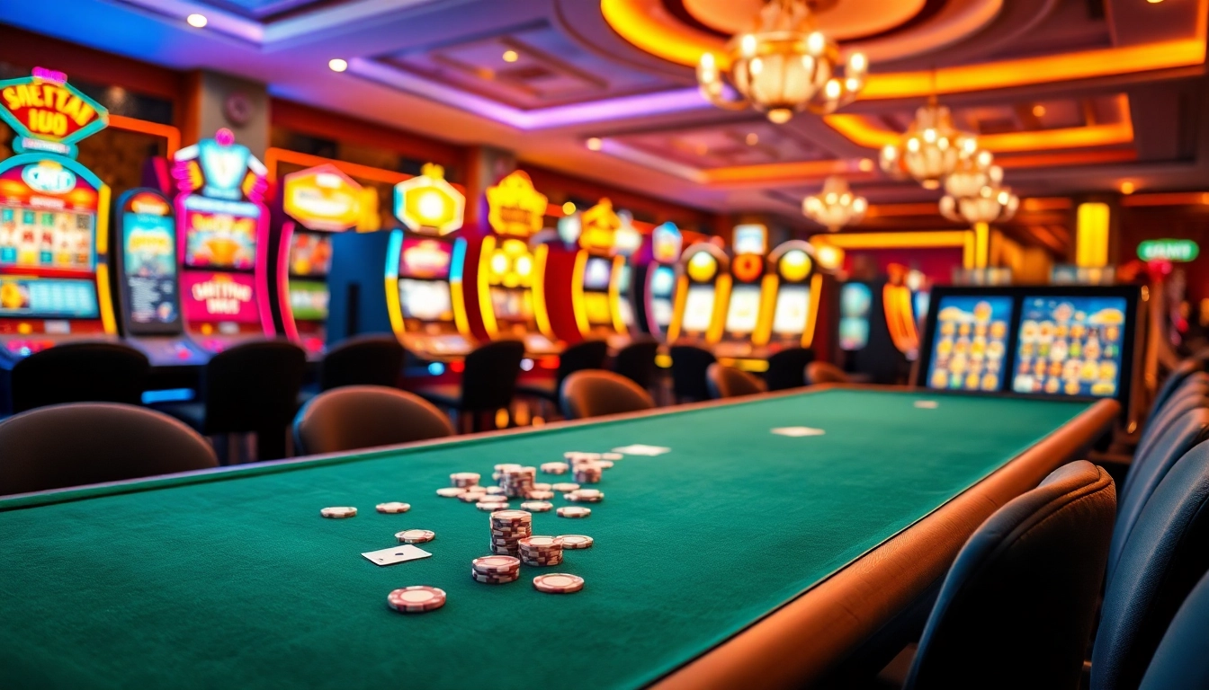 Experience authentic excitement at Canada casinos online with vibrant gaming machines and dynamic ambiance.