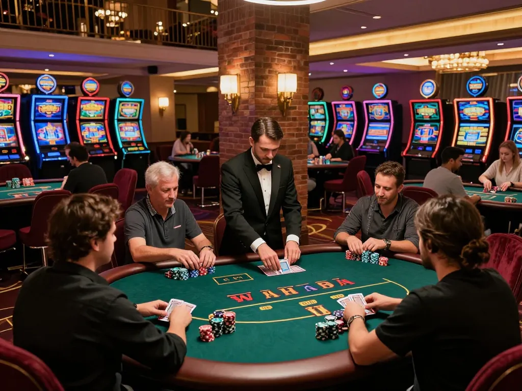 Players enjoying a thrilling poker game at 789win casino with dynamic betting action.