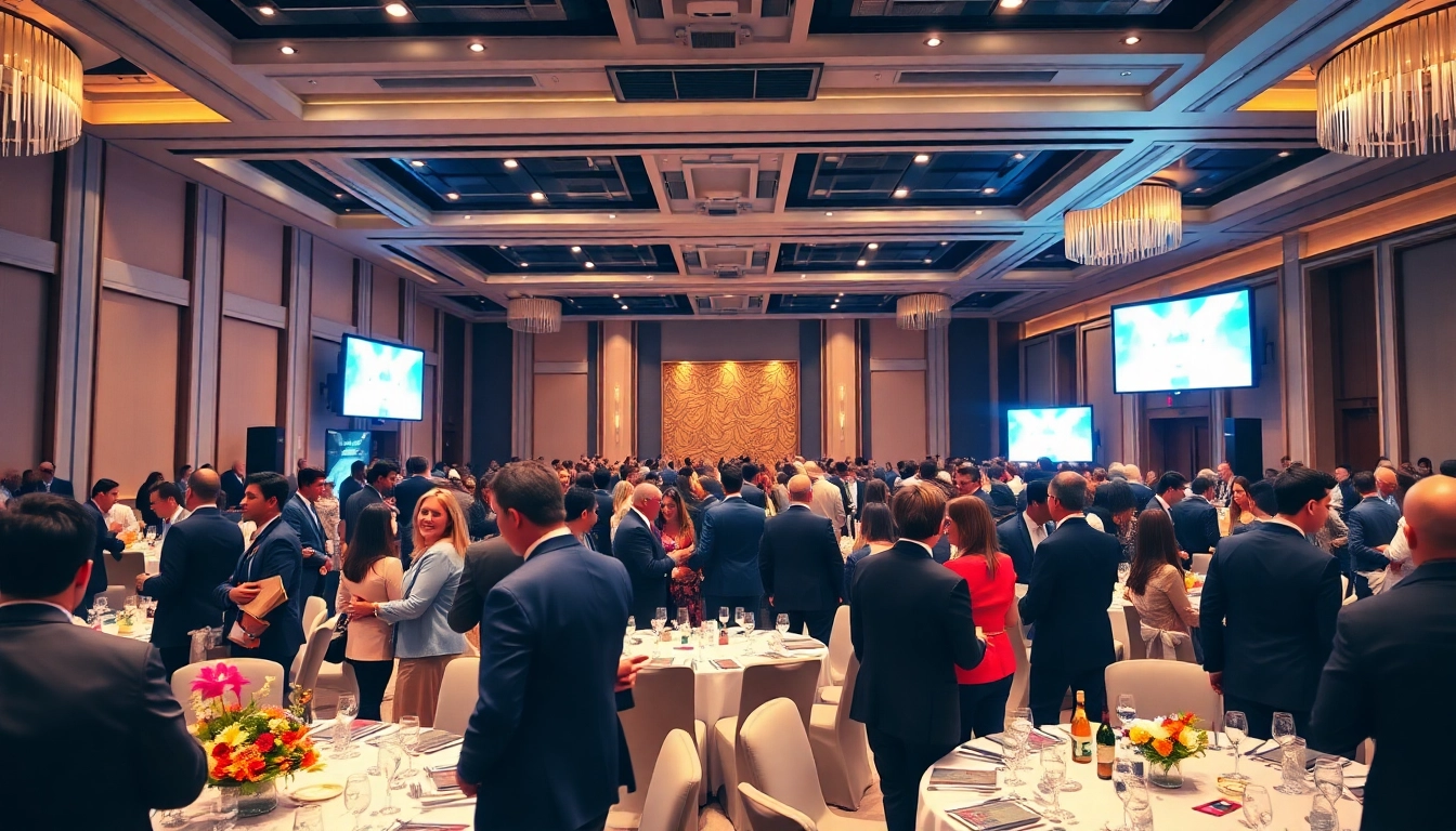 Corporate Event Planners organizing streamlined business events in an elegant venue.