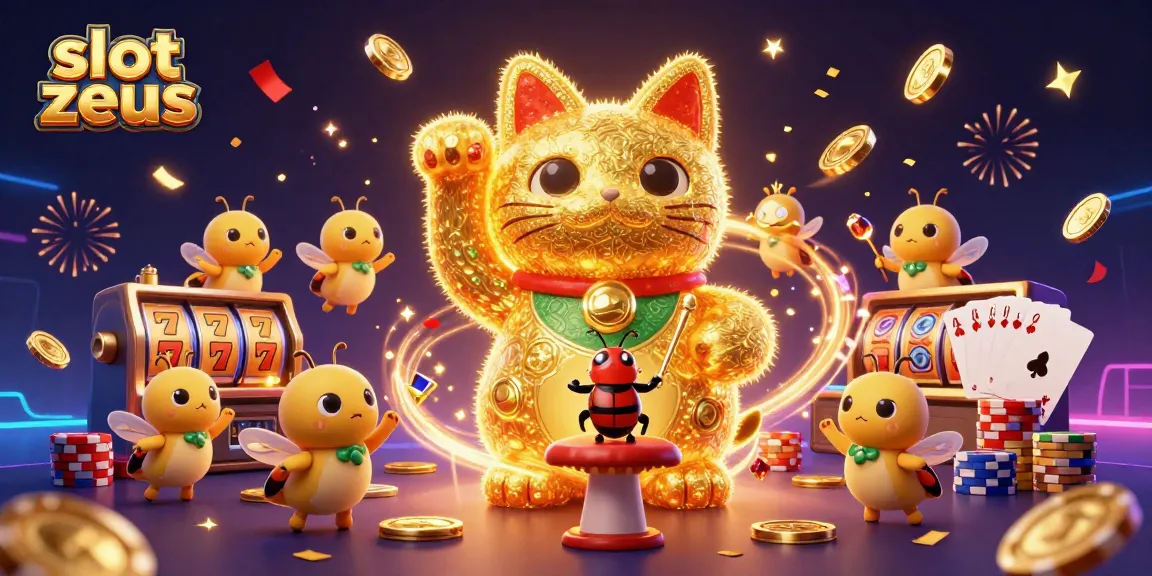 Experience luck and winning with slot gacor zeus illustrations of vibrant casino elements.