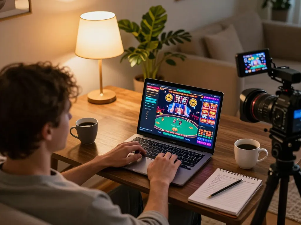 Engaging online gaming experience with tg88 on laptop, showcasing strategic gameplay
