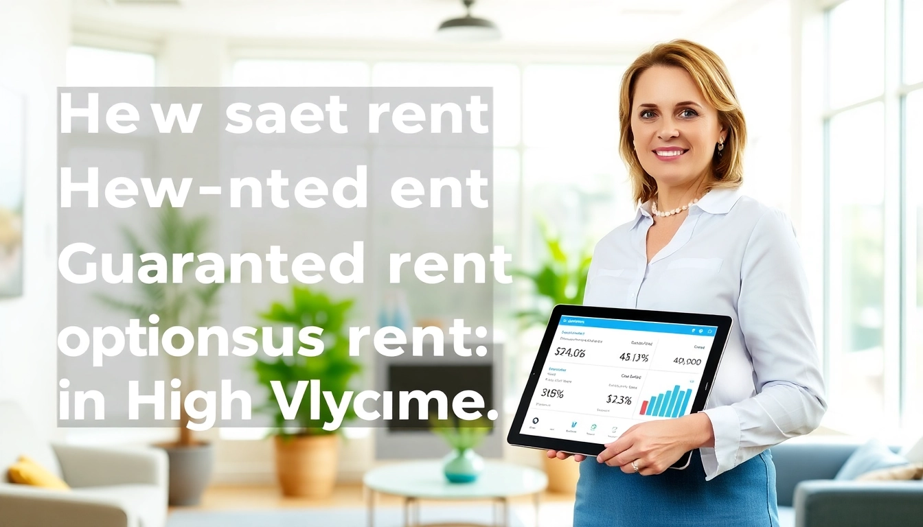 Promote Guaranteed rent in high Wycombe with a professional agent in a modern office setting.