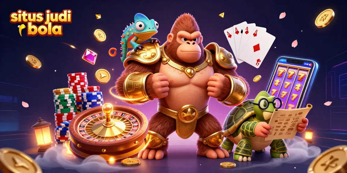 Experience situs judi bola excitement with powerful characters and casino elements in action.