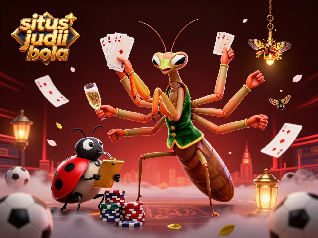 Place bets at the situs judi bola with colorful sports elements creating an exciting atmosphere