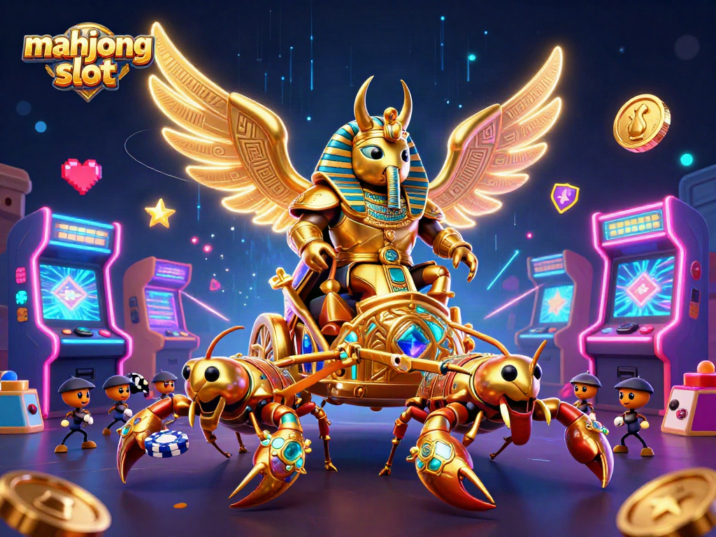 Engage with mahjong slot gameplay featuring dynamic characters and vibrant casino elements