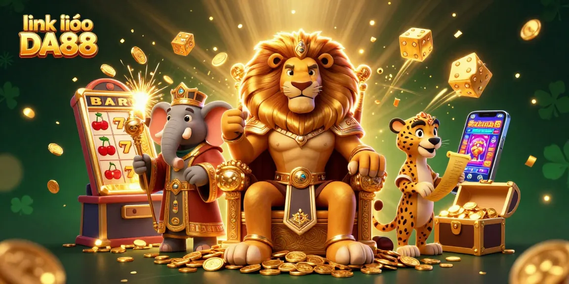Experience winning at link vào DA88 with rich 3D casino illustrations and vibrant gameplay elements.