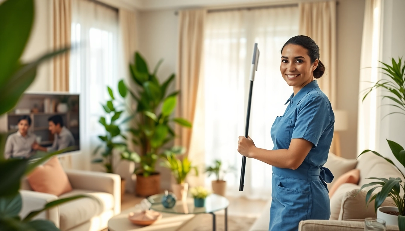 Find a maid in Abu Dhabi improving a family's living space with professional cleaning service
