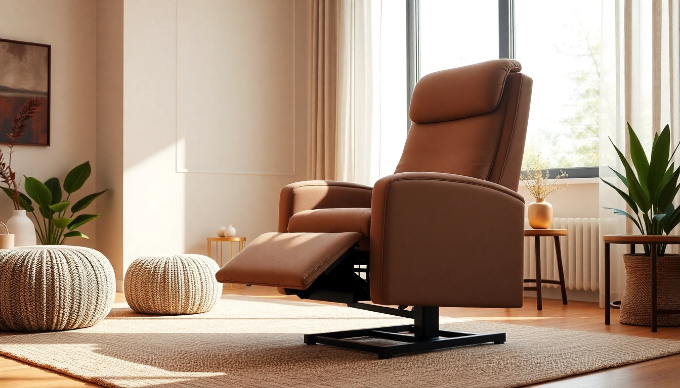 Stylish Leather Lift Recliner Chair Online