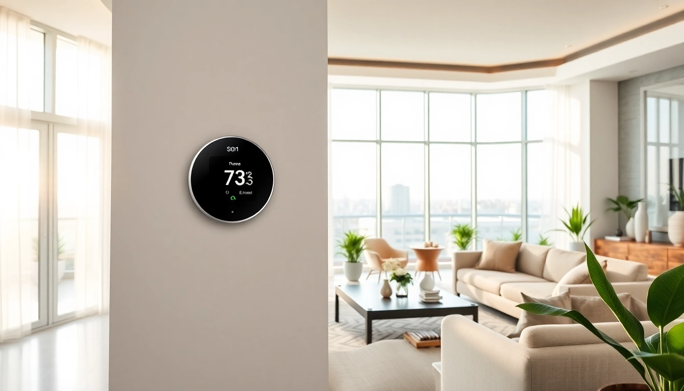 Install a smart thermostat dubai to enhance energy efficiency and comfort.