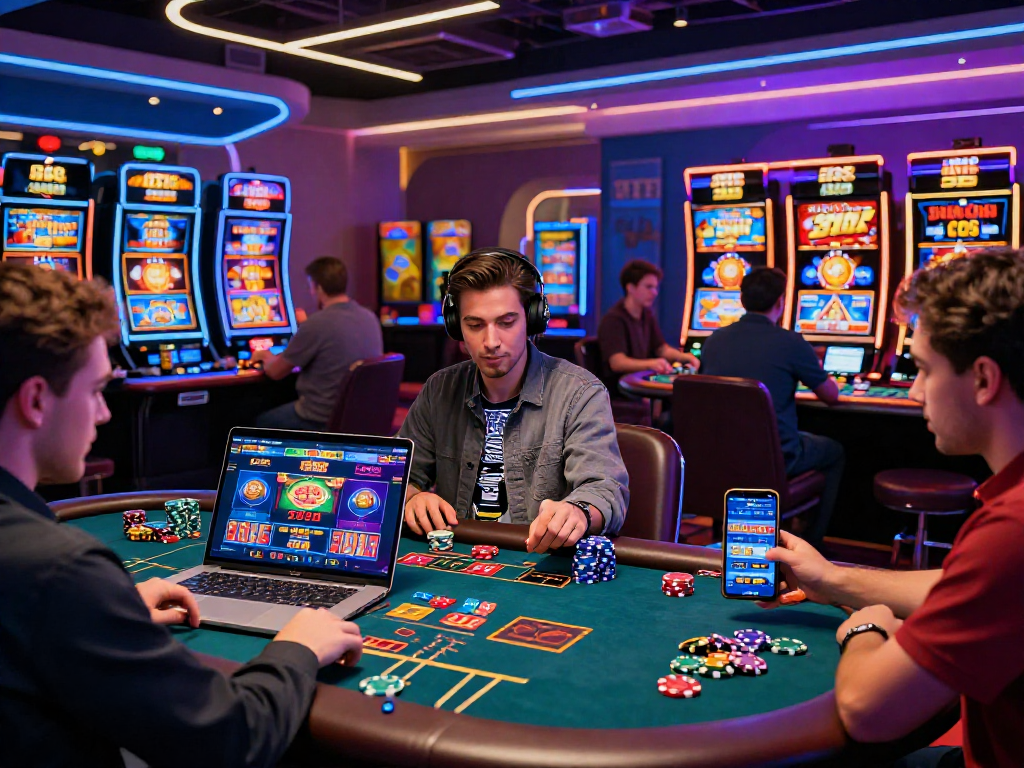 Experience the thrill of the best EU online casinos with vibrant gameplay and bonuses in a modern online setting.