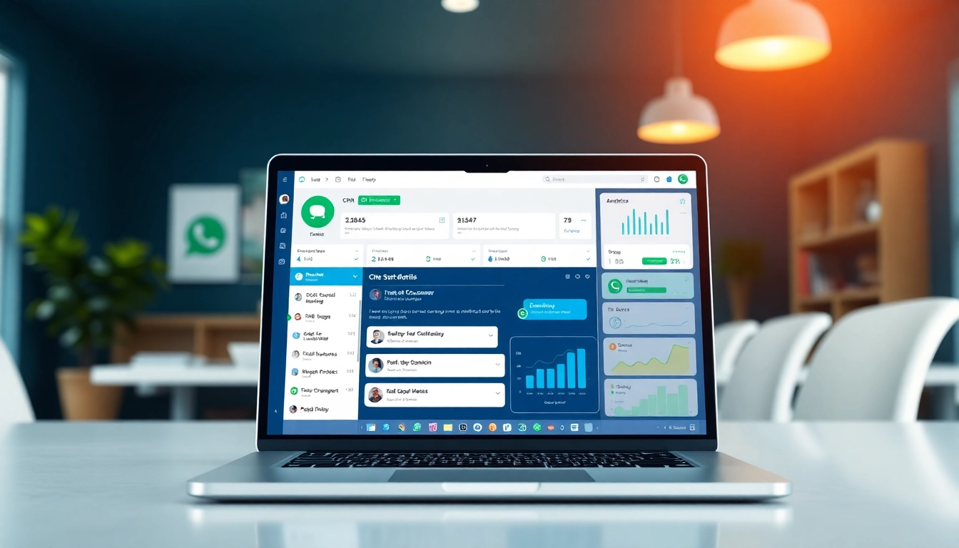Understand What is a CRM for WhatsApp by visualizing a professional CRM dashboard.